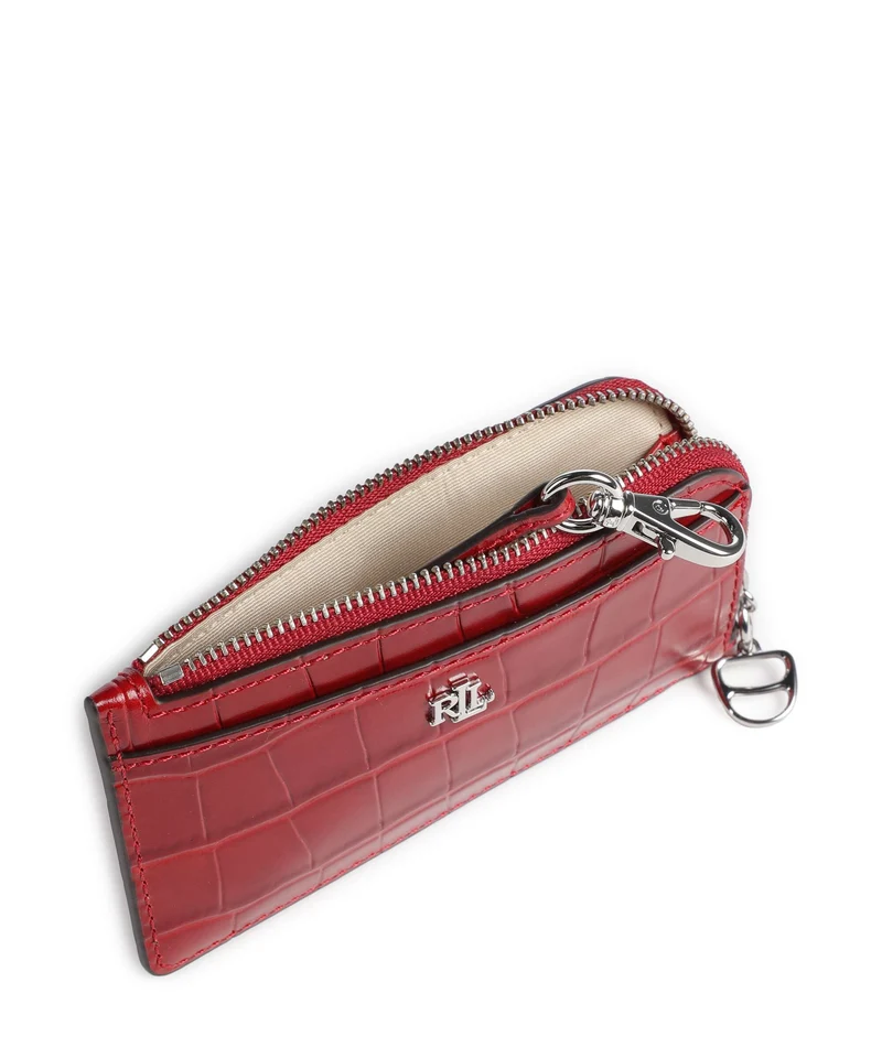 Lauren Ralph Lauren Small Kreditkartenetui festive red