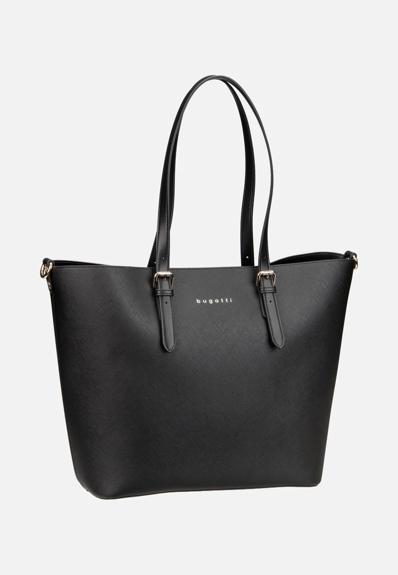 Ella Saffiano Shopper L Black - Shopper