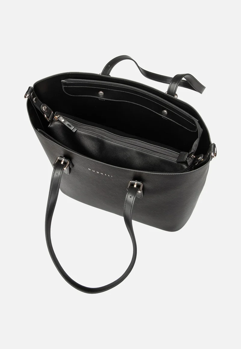 Ella Saffiano Shopper L Black - Shopper