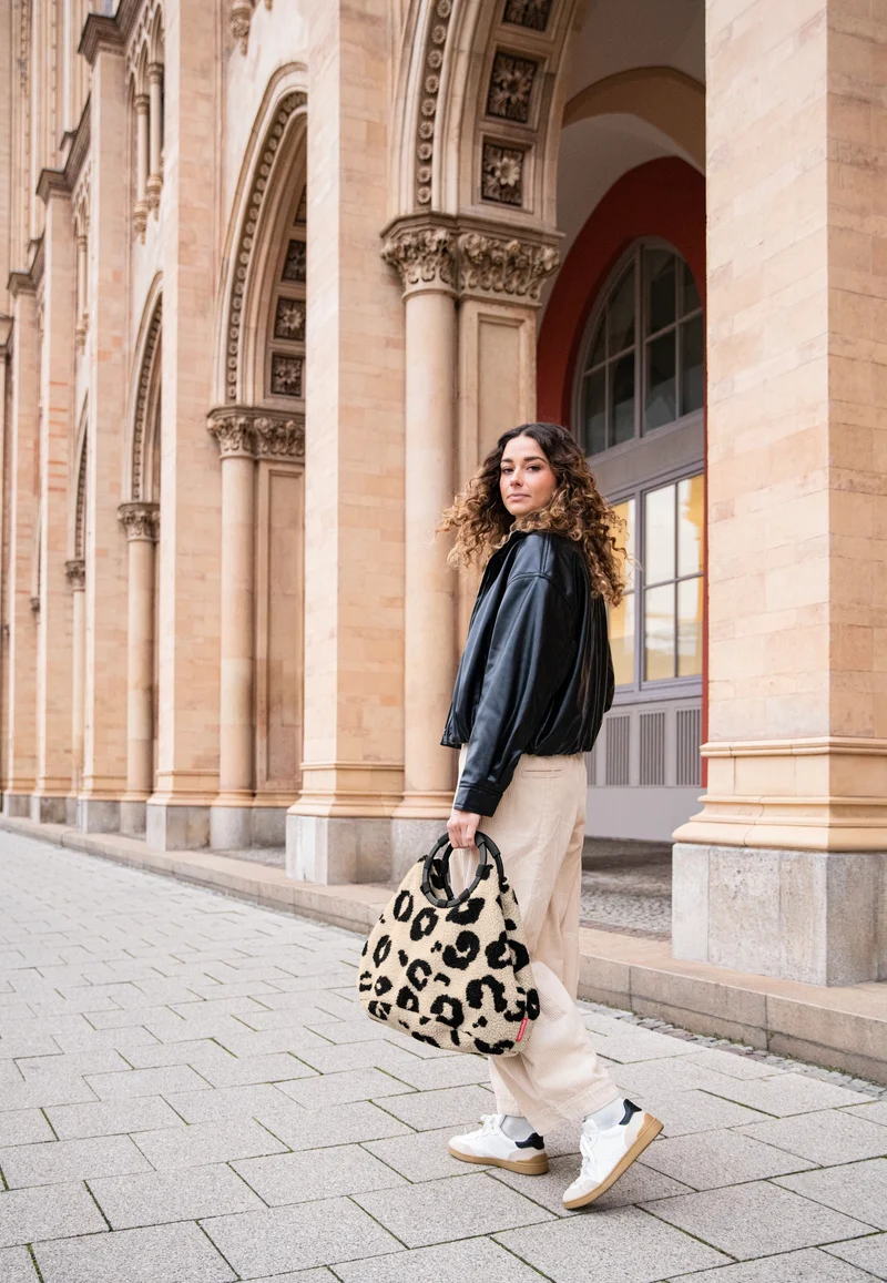 Loopbag Hobo Teddy Leo Cream - Shopper