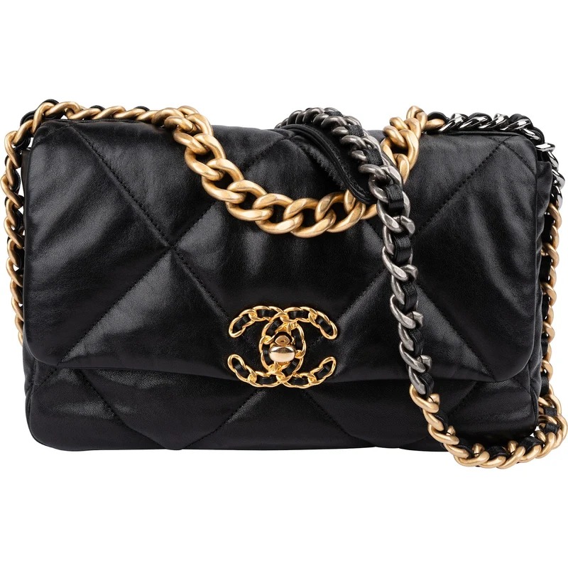 Chanel 19 Quilted Lambskin Single Flap Crossbody Bag