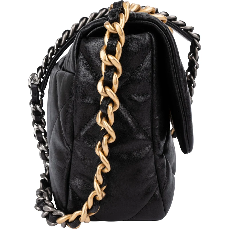 Chanel 19 Quilted Lambskin Single Flap Crossbody Bag