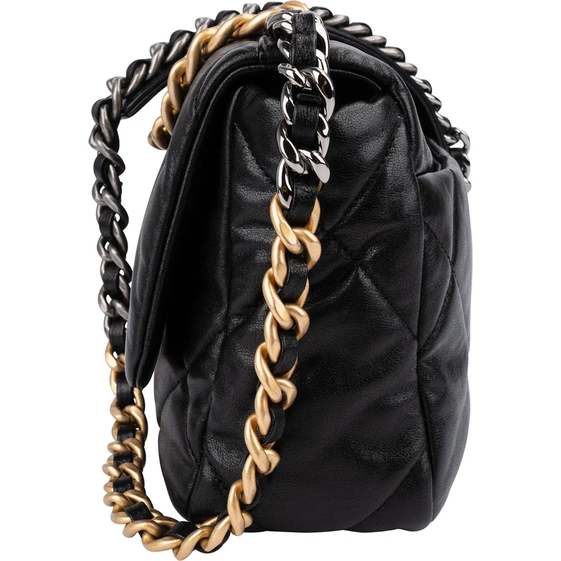 Chanel 19 Quilted Lambskin Single Flap Crossbody Bag