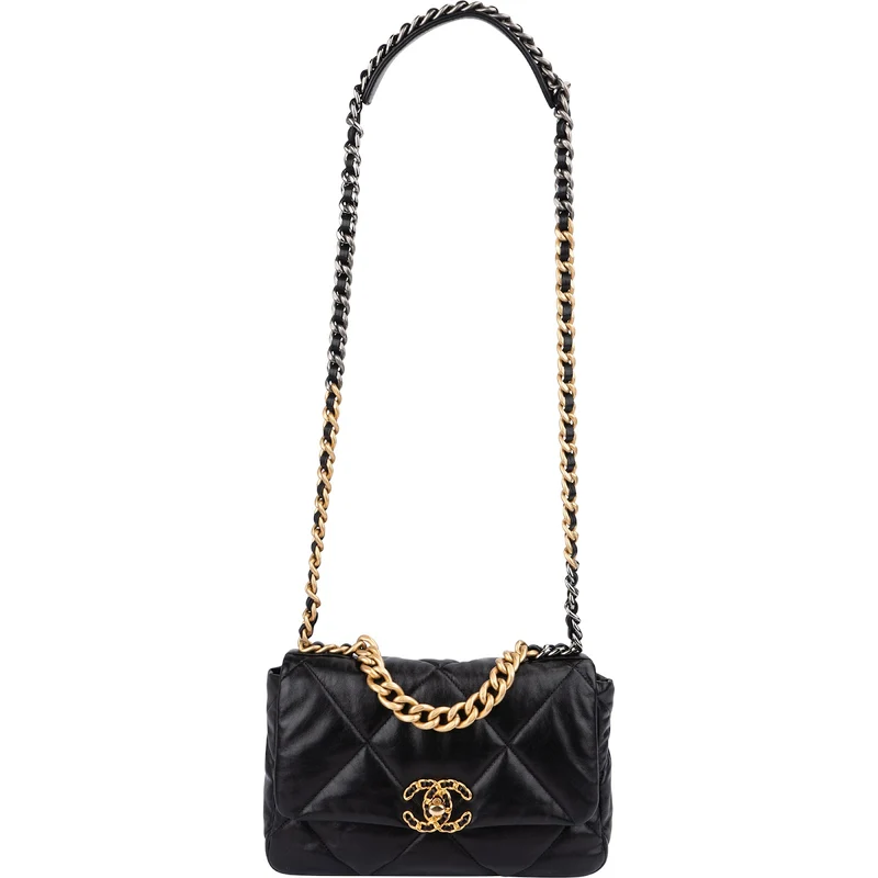Chanel 19 Quilted Lambskin Single Flap Crossbody Bag