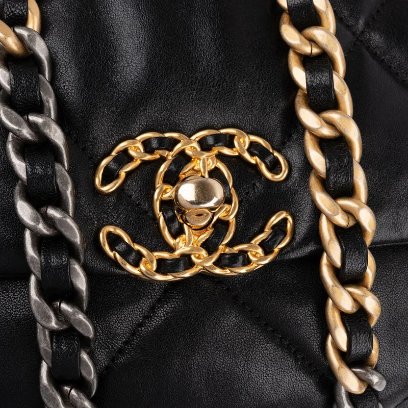 Chanel 19 Quilted Lambskin Single Flap Crossbody Bag