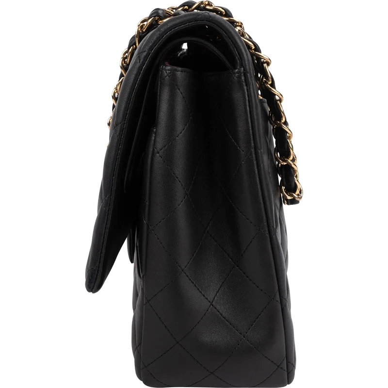 Chanel Quilted Lambskin Maxi Double Flap Crossbody Bag