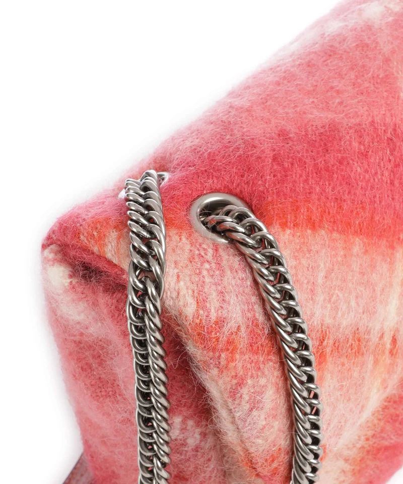 Vivienne Westwood Anita Tartan Mohair M Schultertasche fraser pink