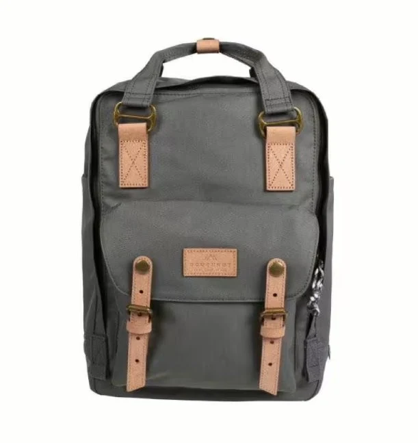 Schulrucksack Macaroon 16 Liter Dunkelgrau