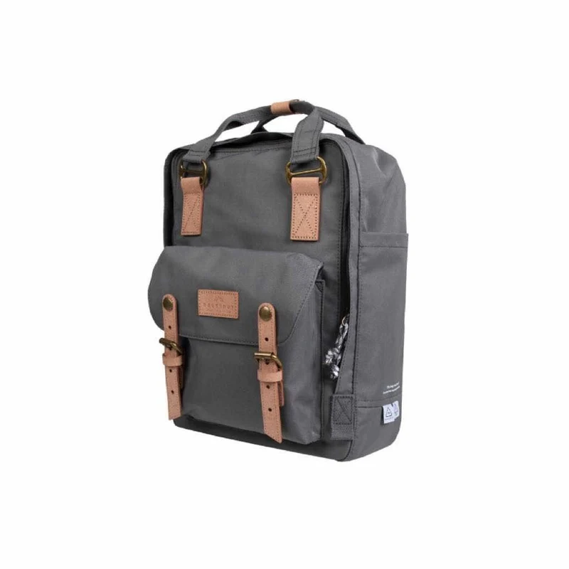 Schulrucksack Macaroon 16 Liter Dunkelgrau