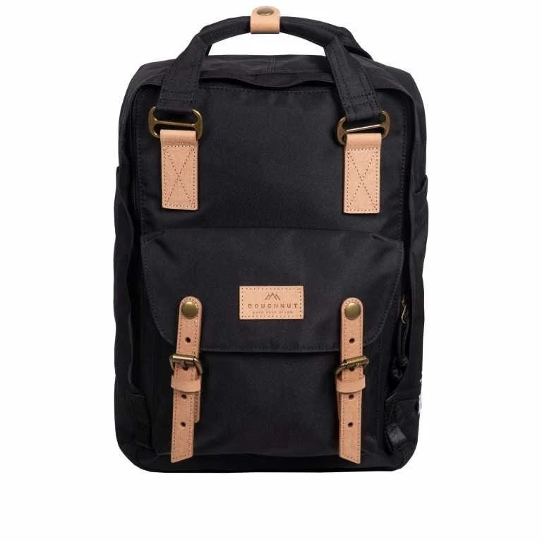 Schulrucksack Macaroon 16 Liter Schwarz