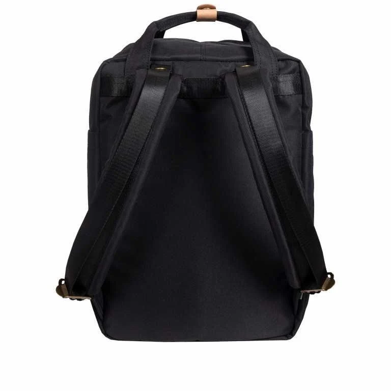 Schulrucksack Macaroon 16 Liter Schwarz