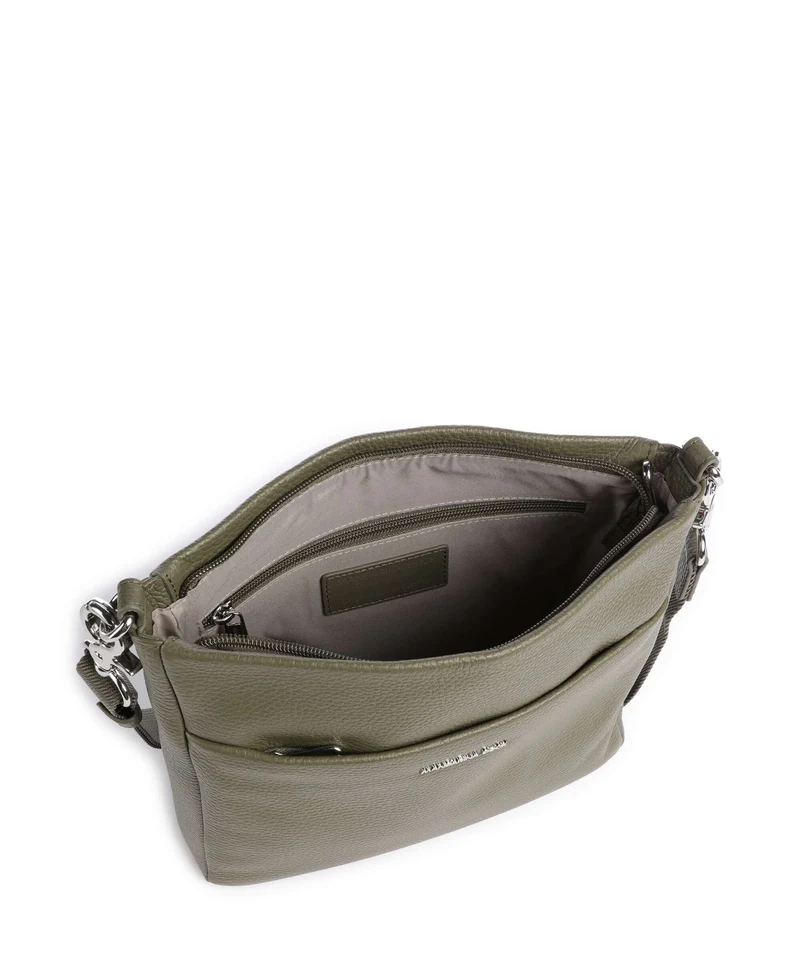 Mandarina Duck Mellow Leather Umhängetasche winter olive