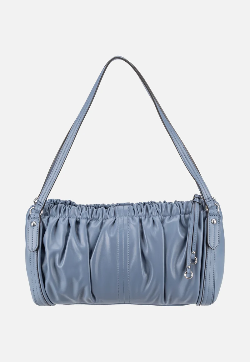 Faye M Vintage Goat Flower Blue - Satchel