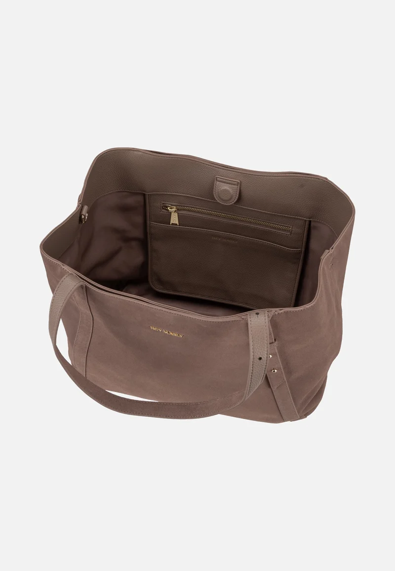 Pretty Wonder Suede Mocha - Shopper
