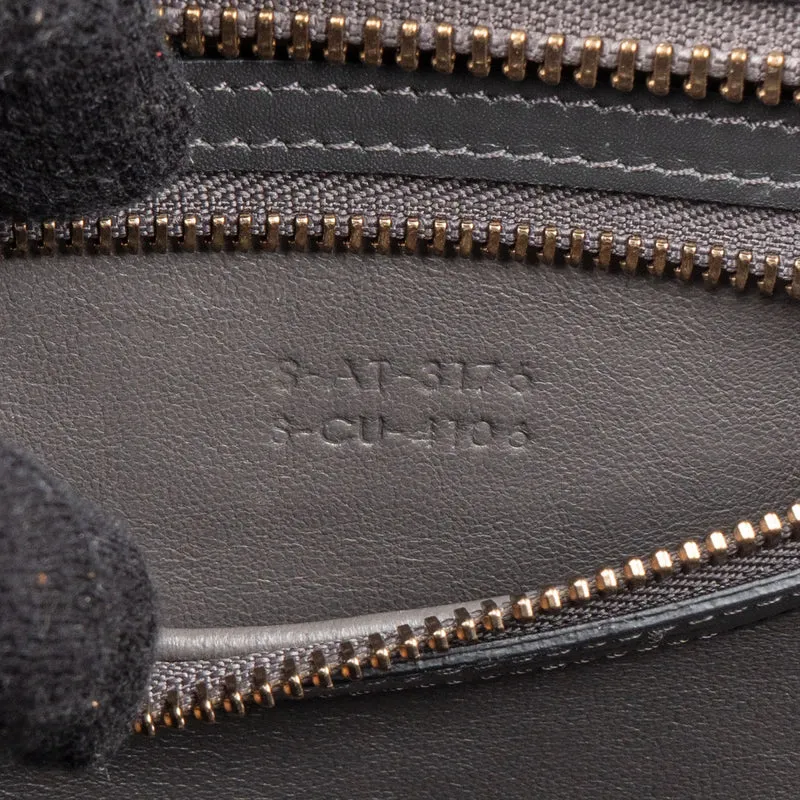 Céline Tricolor Suede Leather Luggage Handbag