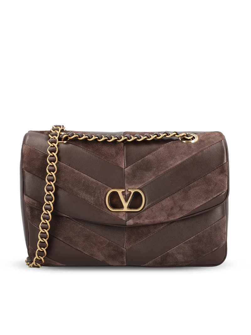 VALENTINO GARAVANI Borsa Media Djuna In Suede