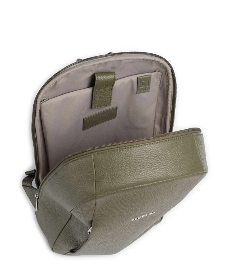 Mandarina Duck Mellow Leather Rucksack winter olive