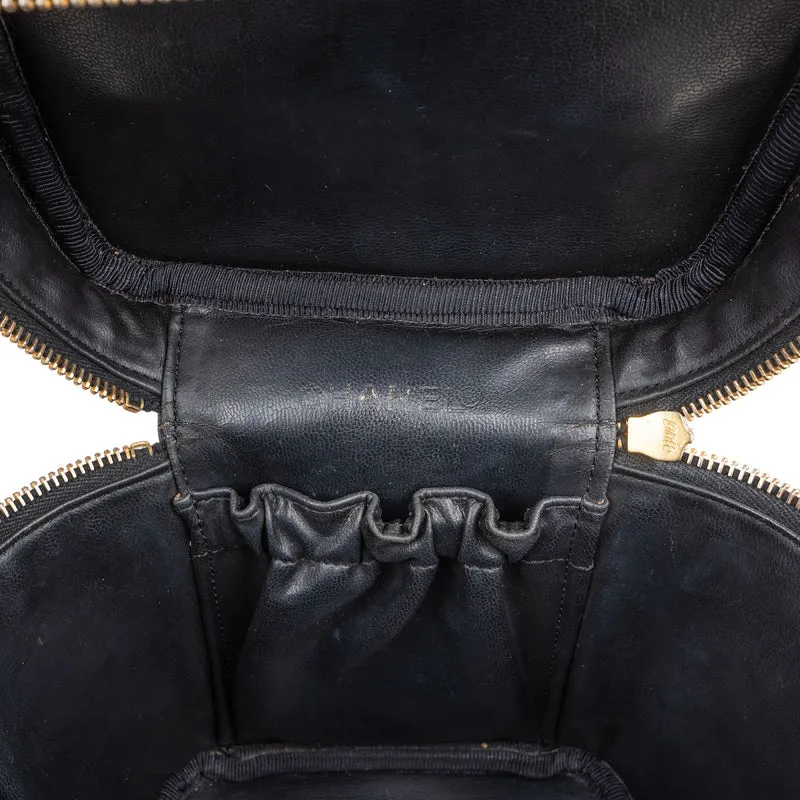 Chanel Patent Leather CC Vanity Case Handbag