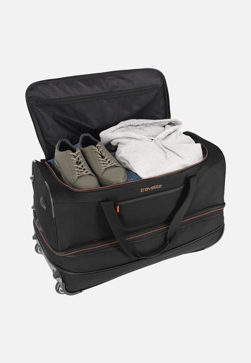 Basics Trolley L Schwarz - Reisetasche mit Rollen
