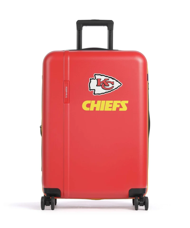 Travelite NFL 4-Rollen Trolley kansas city chiefs