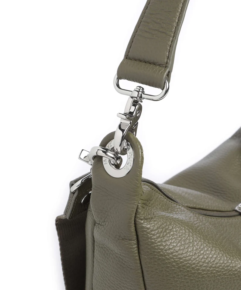 Mandarina Duck Mellow Leather Beuteltasche winter olive