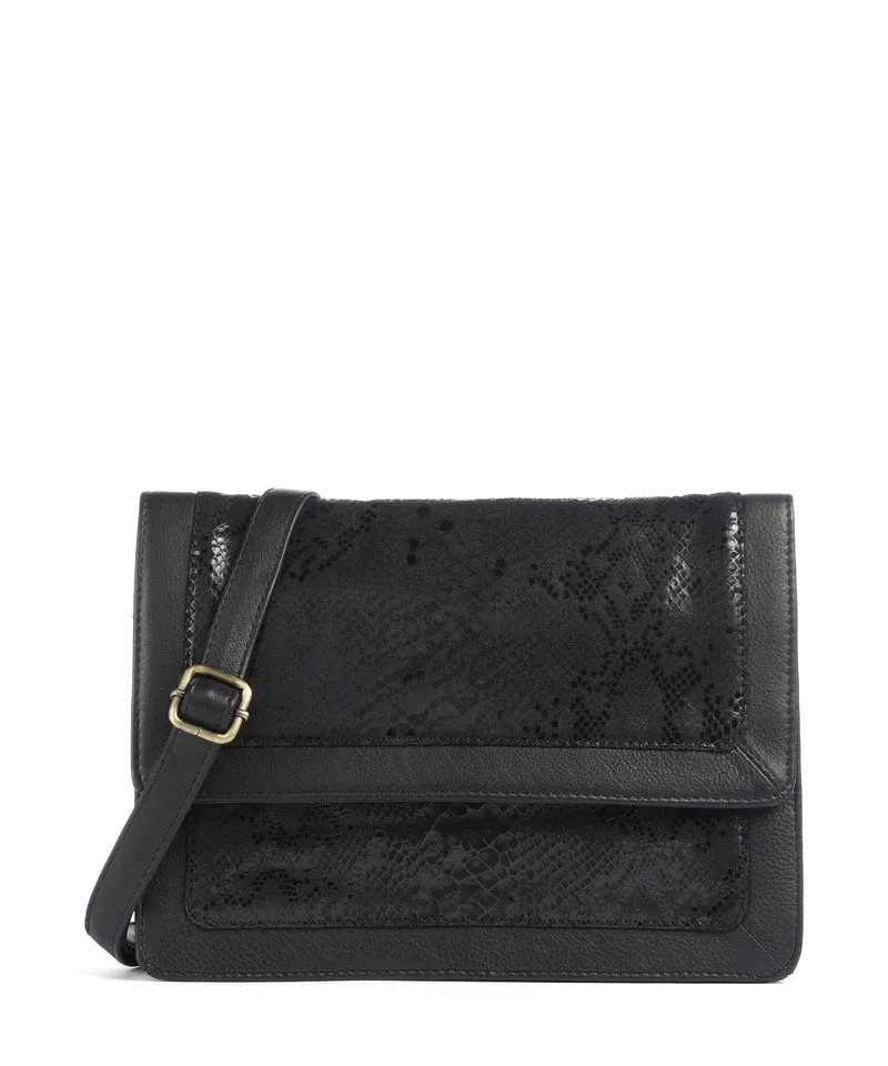 Depeche Fashion Favourites Umhängetasche black snake