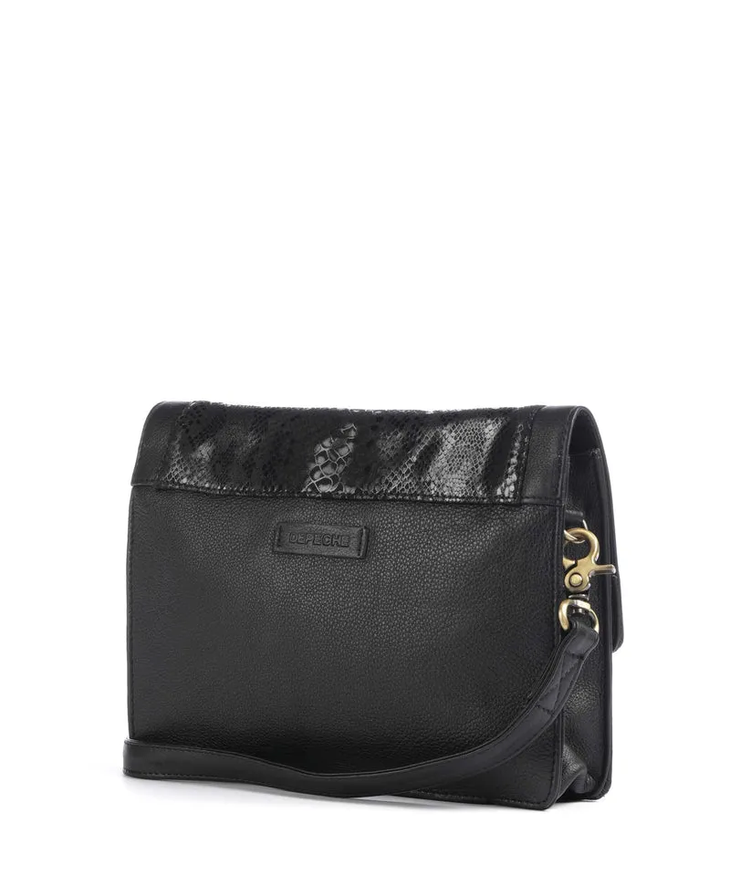 Depeche Fashion Favourites Umhängetasche black snake