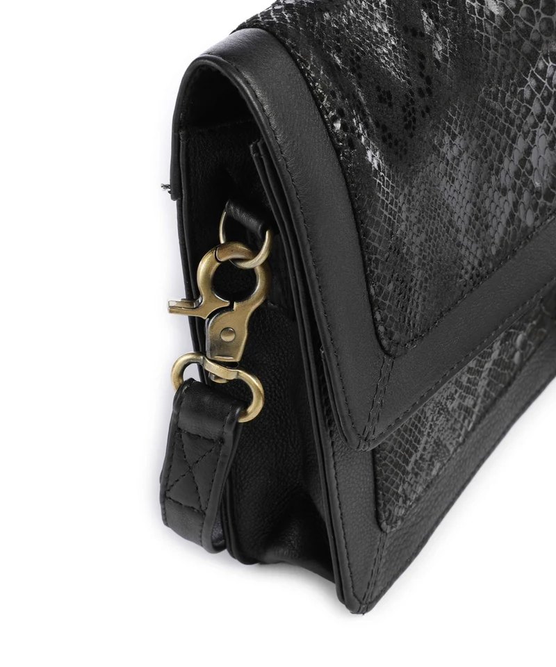 Depeche Fashion Favourites Umhängetasche black snake
