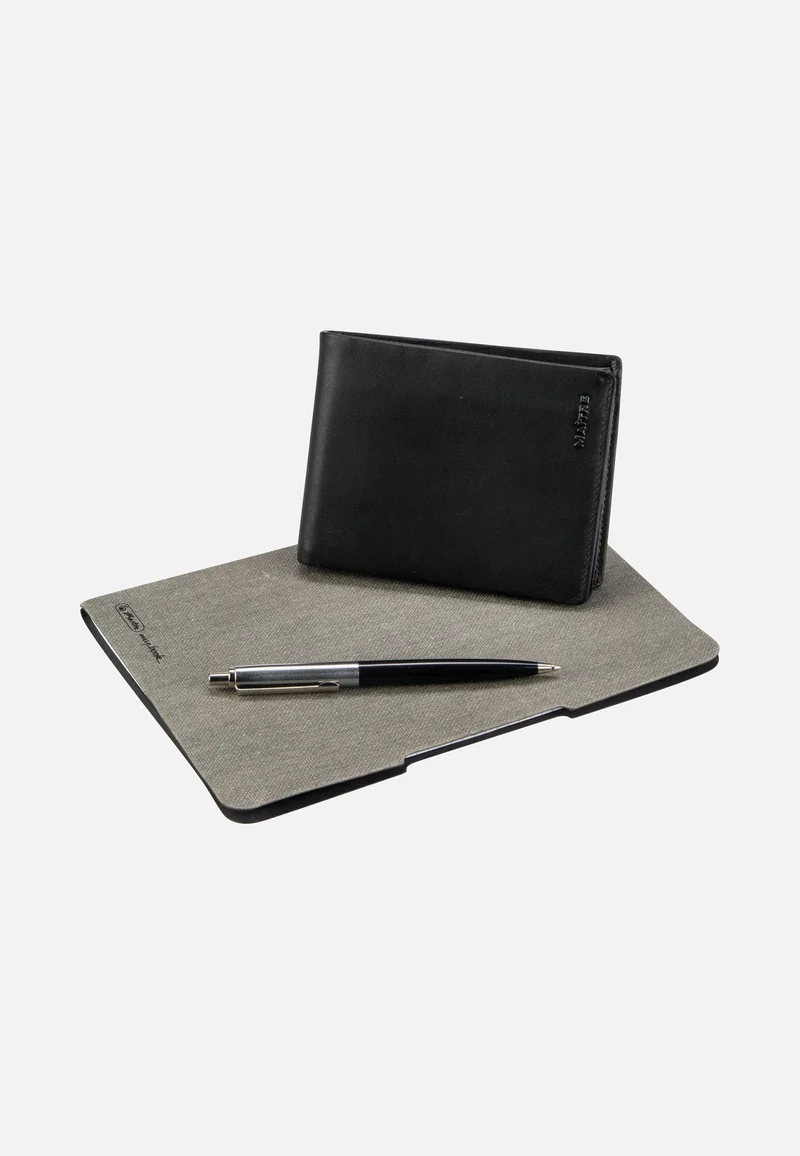 Hundsbach Galbert Billfold H10 Black - Portemonnaie