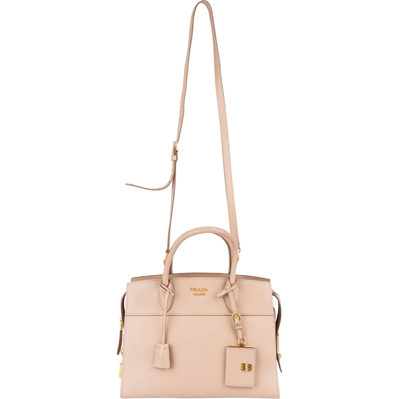 Prada Saffiano Leather Mano Galleria Handbag
