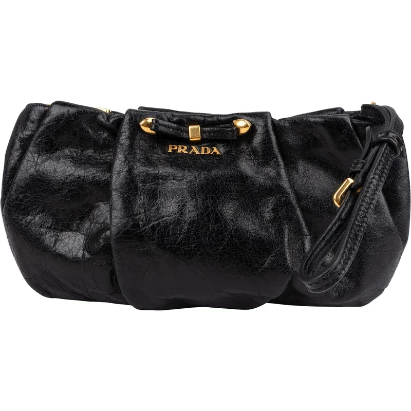 Prada Nappa Gaufre Pochette Pouch Bag