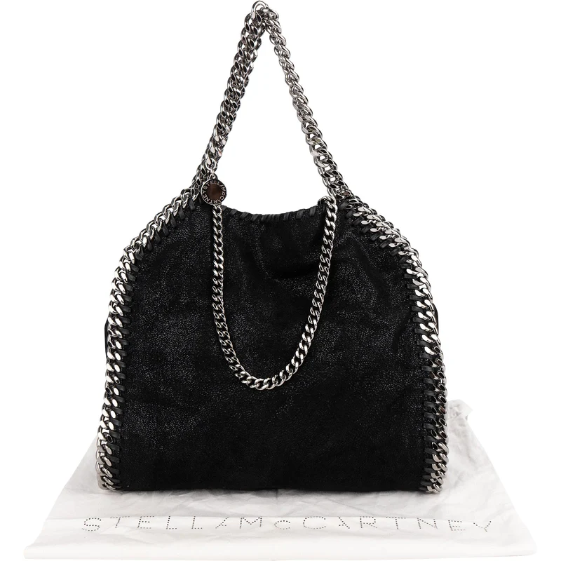 Stella McCartney Shaggy Falabella Fold Over Tote Crossbody Handbag