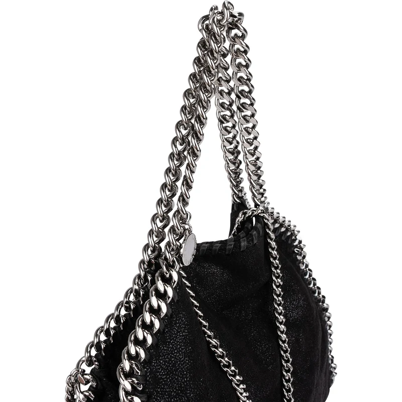 Stella McCartney Shaggy Falabella Fold Over Tote Crossbody Handbag