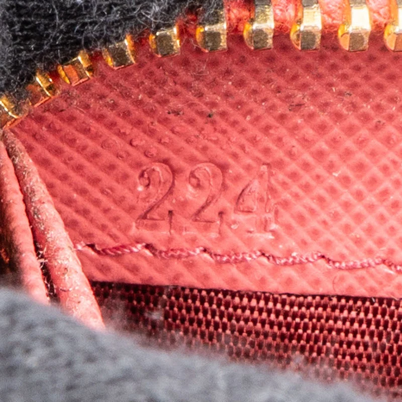 Prada Pink Saffiano Leather Zip Around Wallet