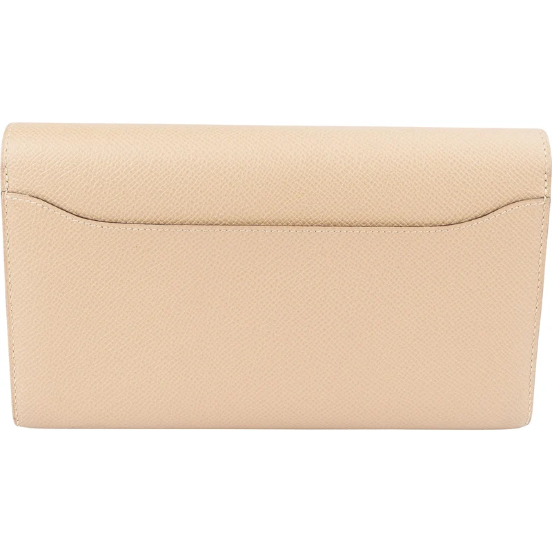 Hermès Beige Biscuit Epsom Leather Constance Wallet