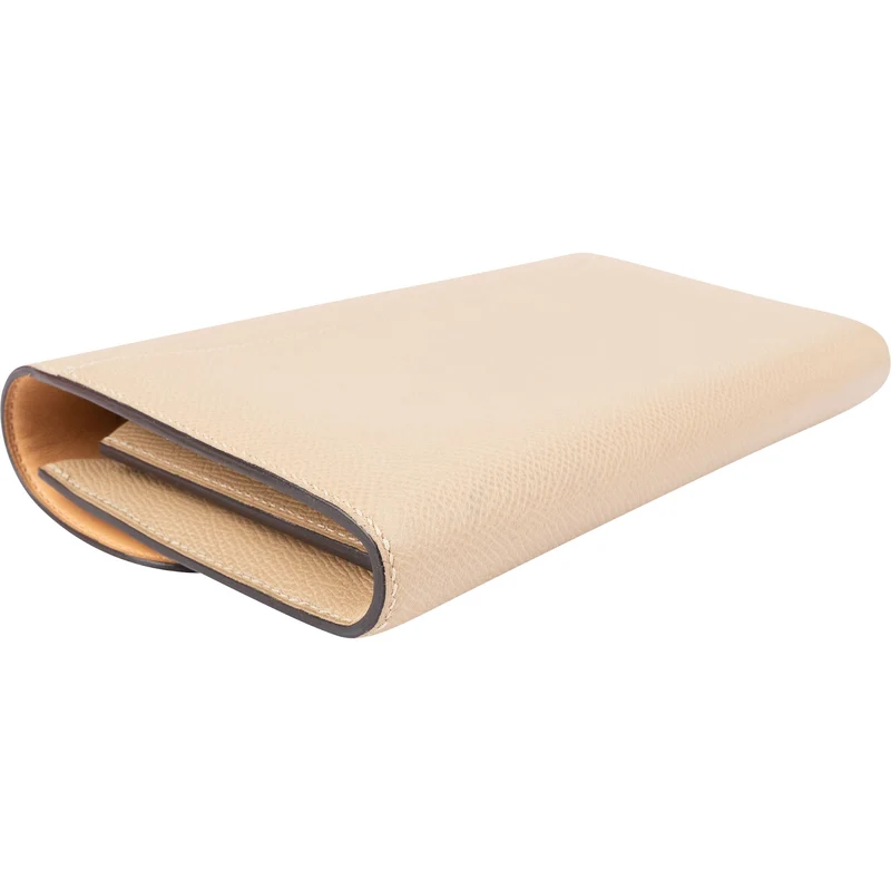 Hermès Beige Biscuit Epsom Leather Constance Wallet