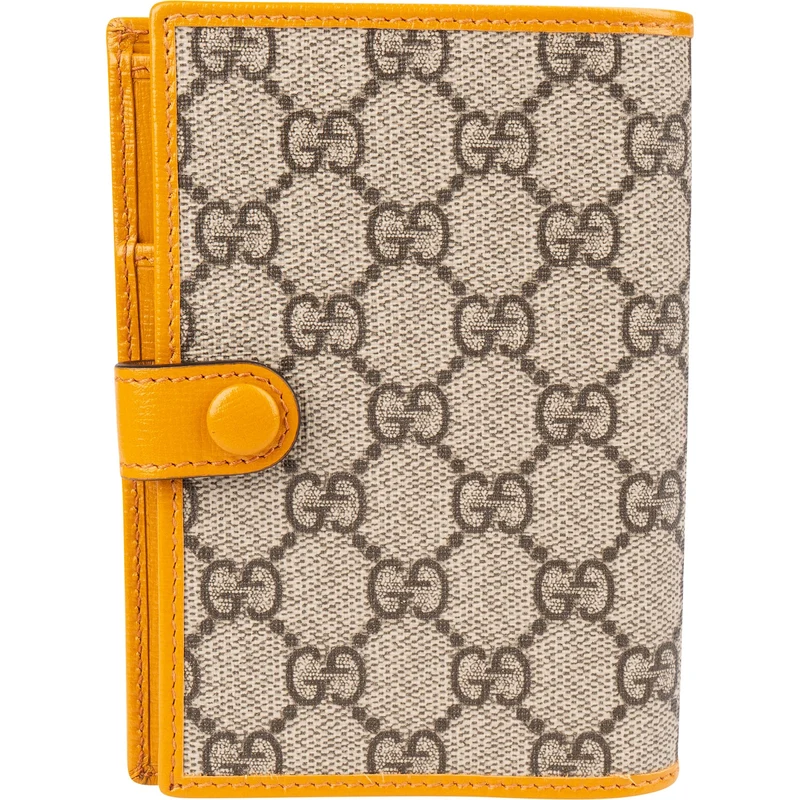 Gucci Monogram GG Supreme Interlocking GG Passport Card Holder