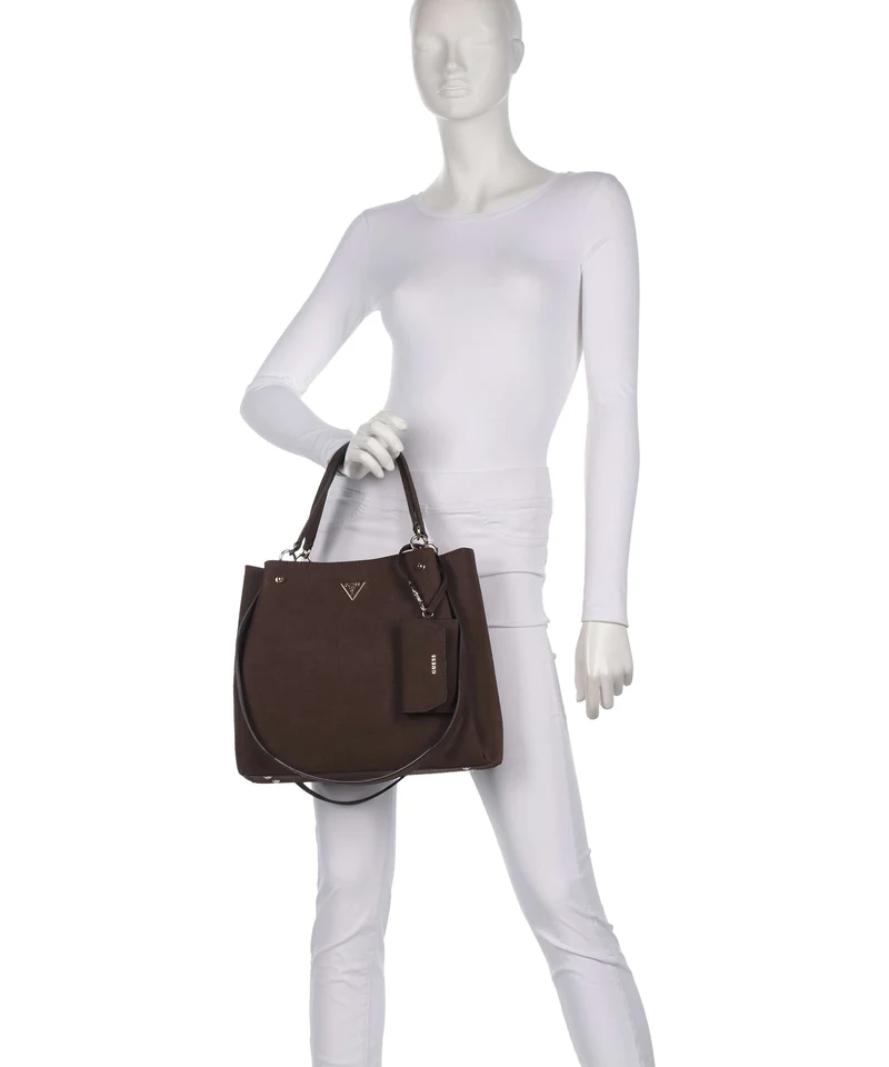 Guess Lorella Girlfriend Handtasche espresso