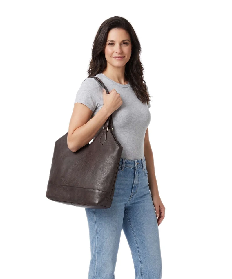 Depeche Golden Chic Beuteltasche coffee
