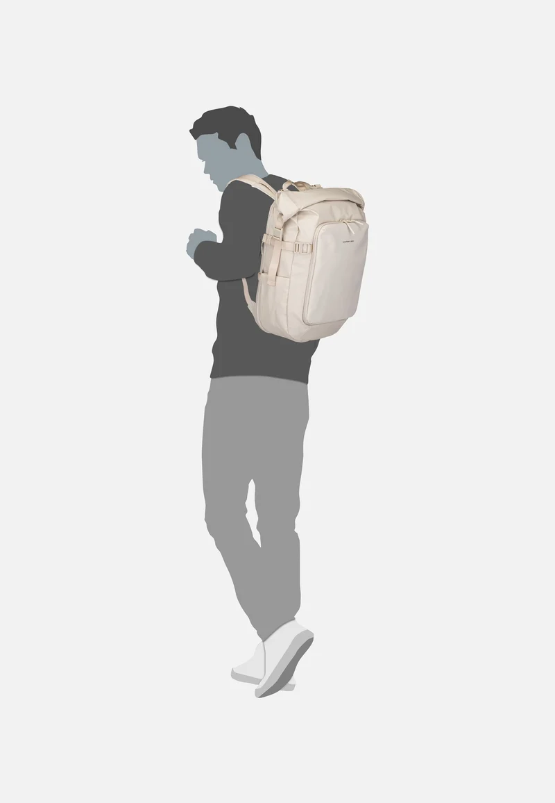 Lisbon Pro Rolltop S Sandstone - Rucksack