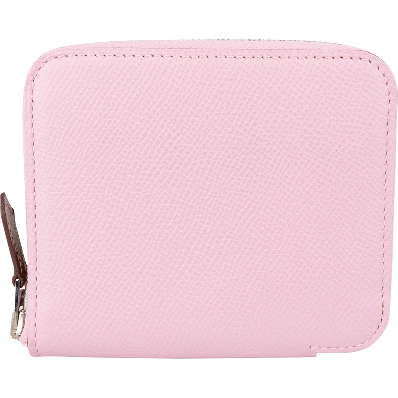 Hermès Mauve Sylvestre Epsom Leather Silk'in Compact Wallet