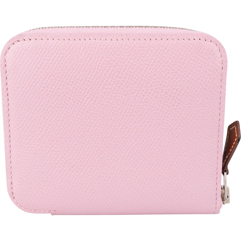 Hermès Mauve Sylvestre Epsom Leather Silk'in Compact Wallet