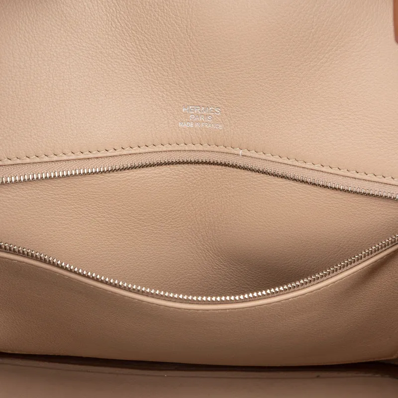 Hermès Swift Blanc & Gris Perle Palladium Birkin 30 Handbag