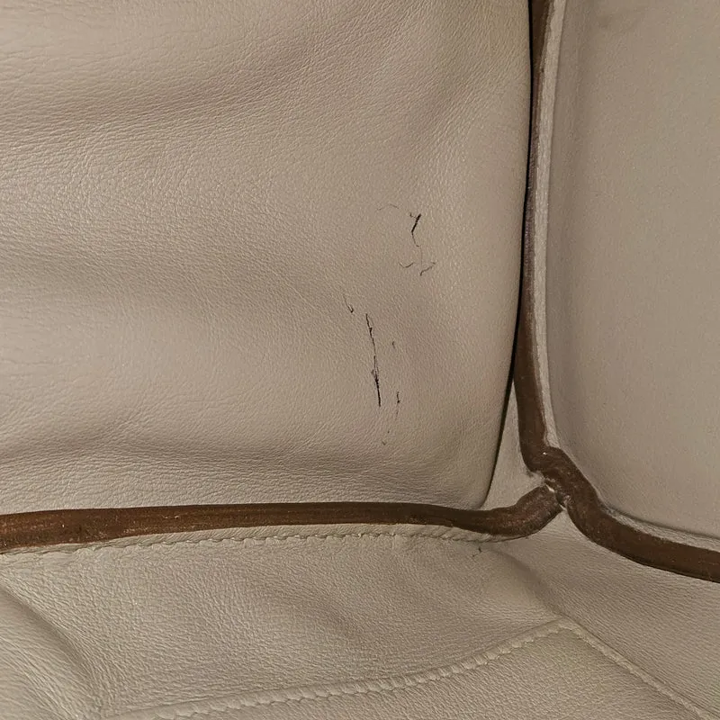 Hermès Swift Blanc & Gris Perle Palladium Birkin 30 Handbag