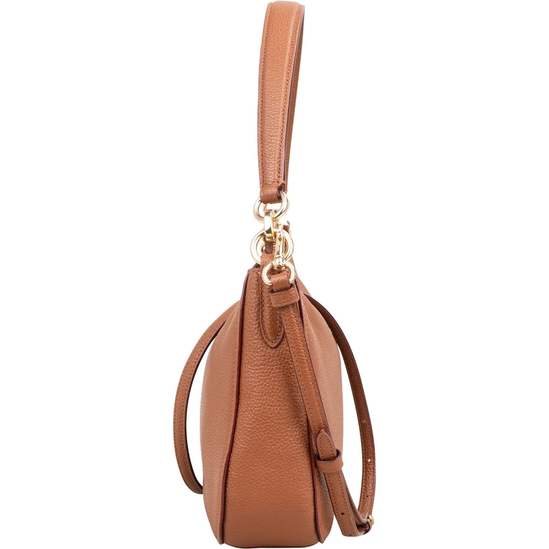 Coach Pebbled Leather Cary Shoulder Crossbody Bag