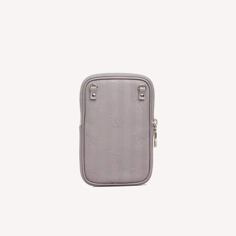 Handytasche Wildhorn Taupe, Gold