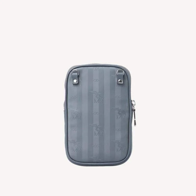 Handytasche Wildhorn Taupe, Gold