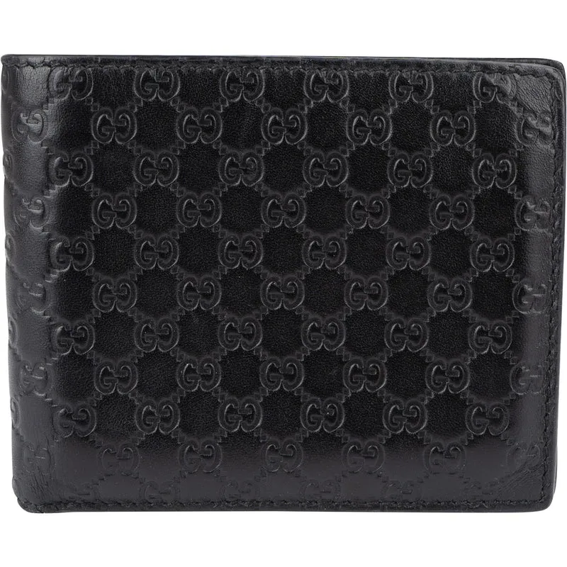 Gucci Microguccissima Leather Bifold Card Holder Wallet