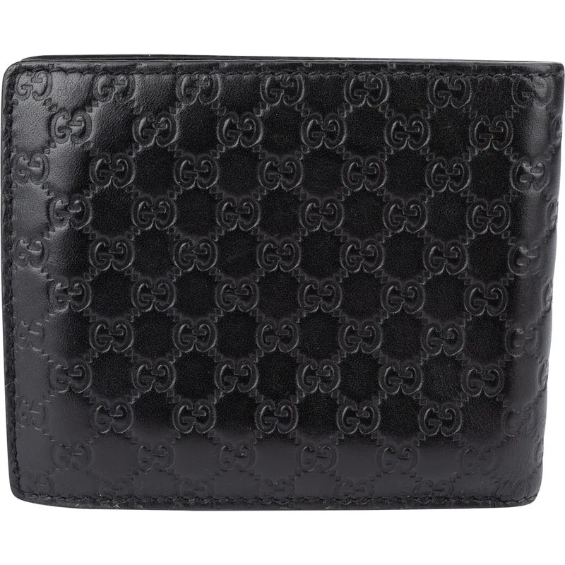 Gucci Microguccissima Leather Bifold Card Holder Wallet