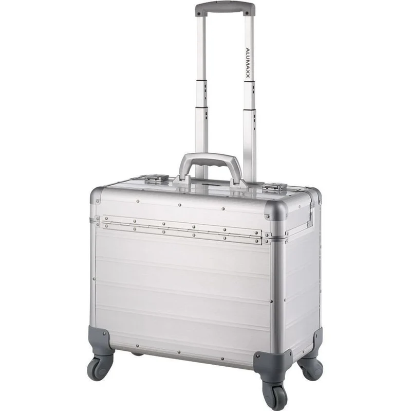Pilotenkoffer Pandora 13 Zoll Silber Matt